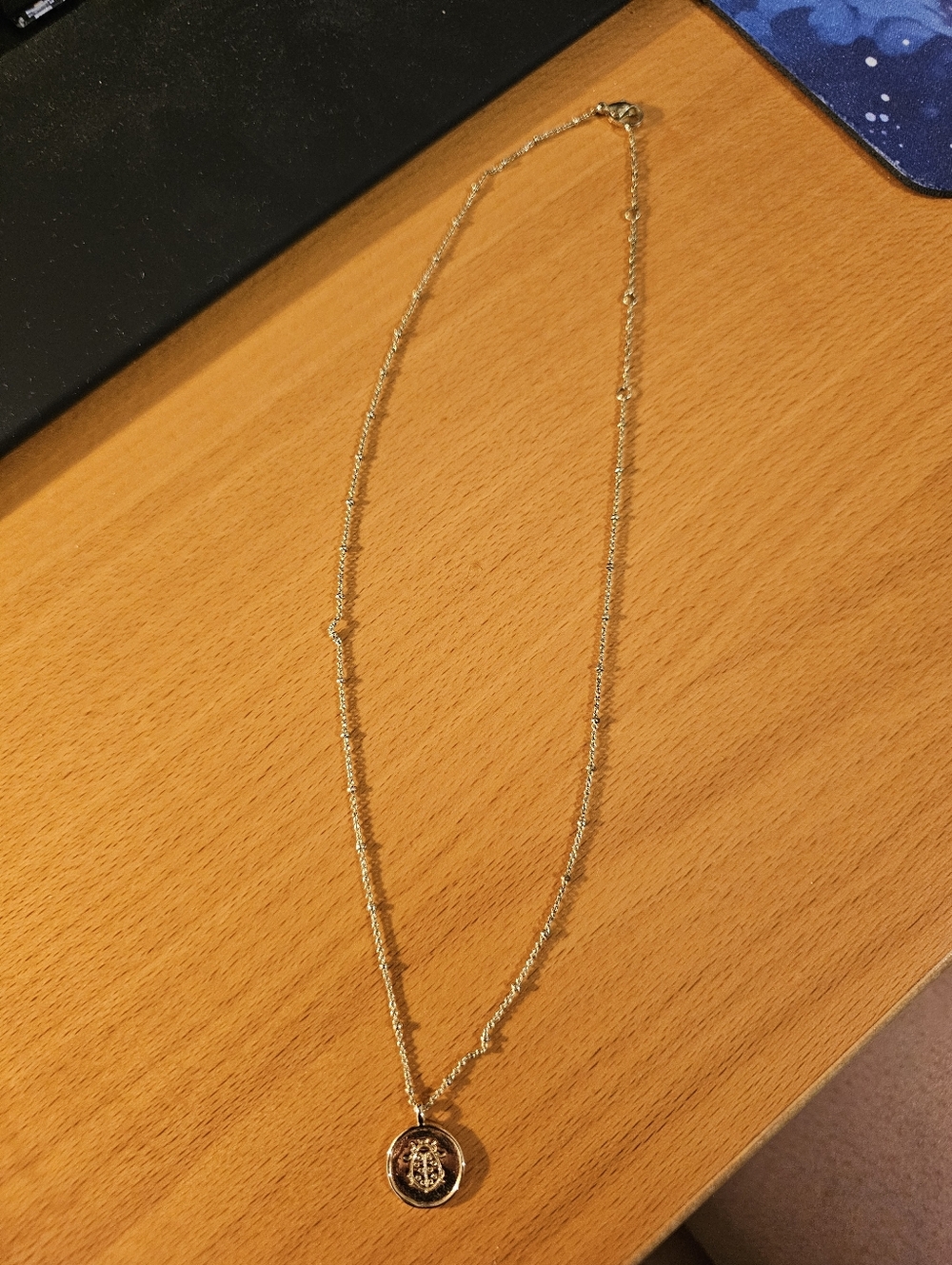 Francescas Gold Plated Lady Bug Necklace
